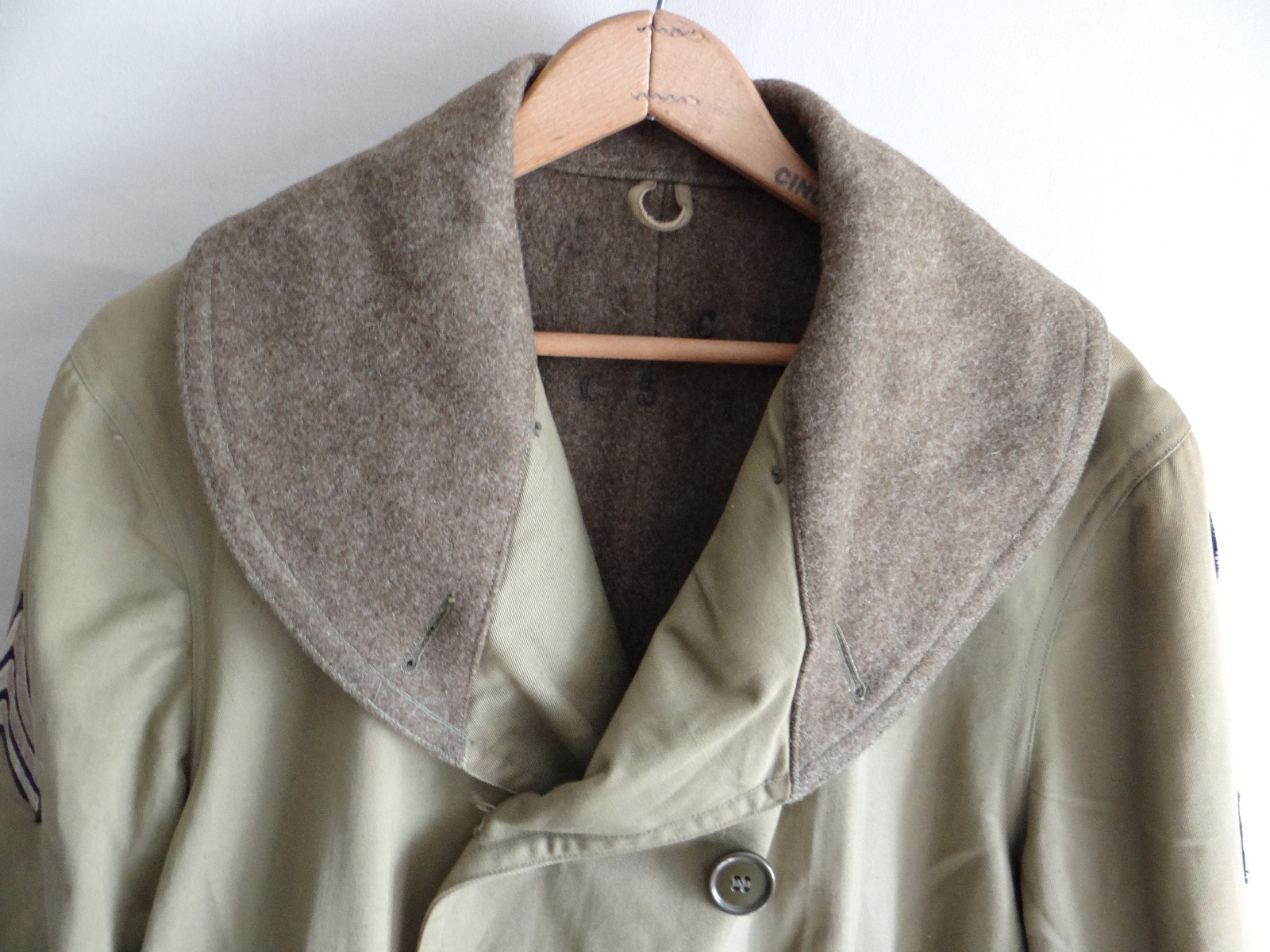 Original WWII 1941 US Army Tank Destroyer M-1938 MACKINAW Jacket Size 40