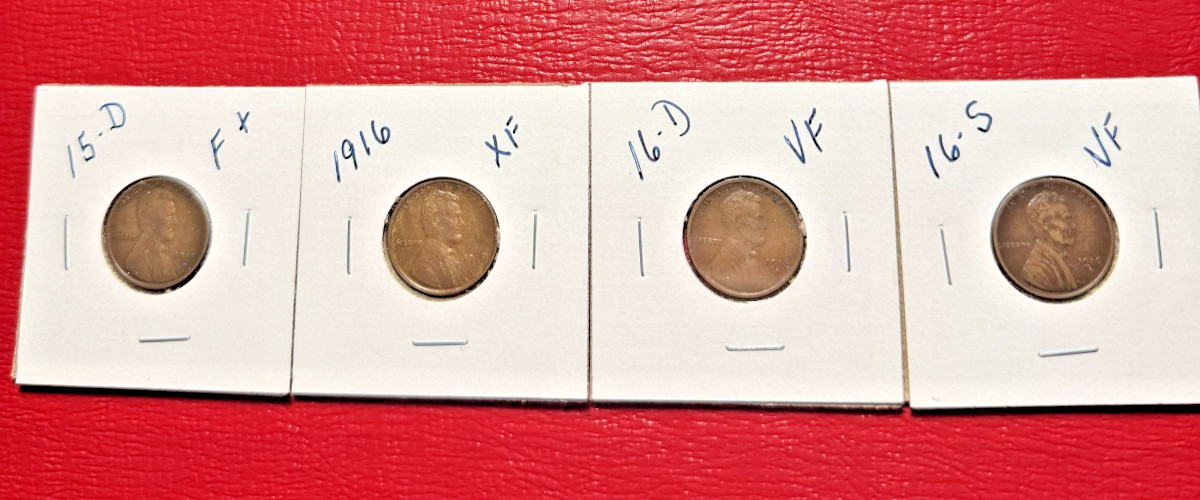 20 Lincoln Memorial Wheat Cents * 1910 to 1934 * Estate Purchase * #37