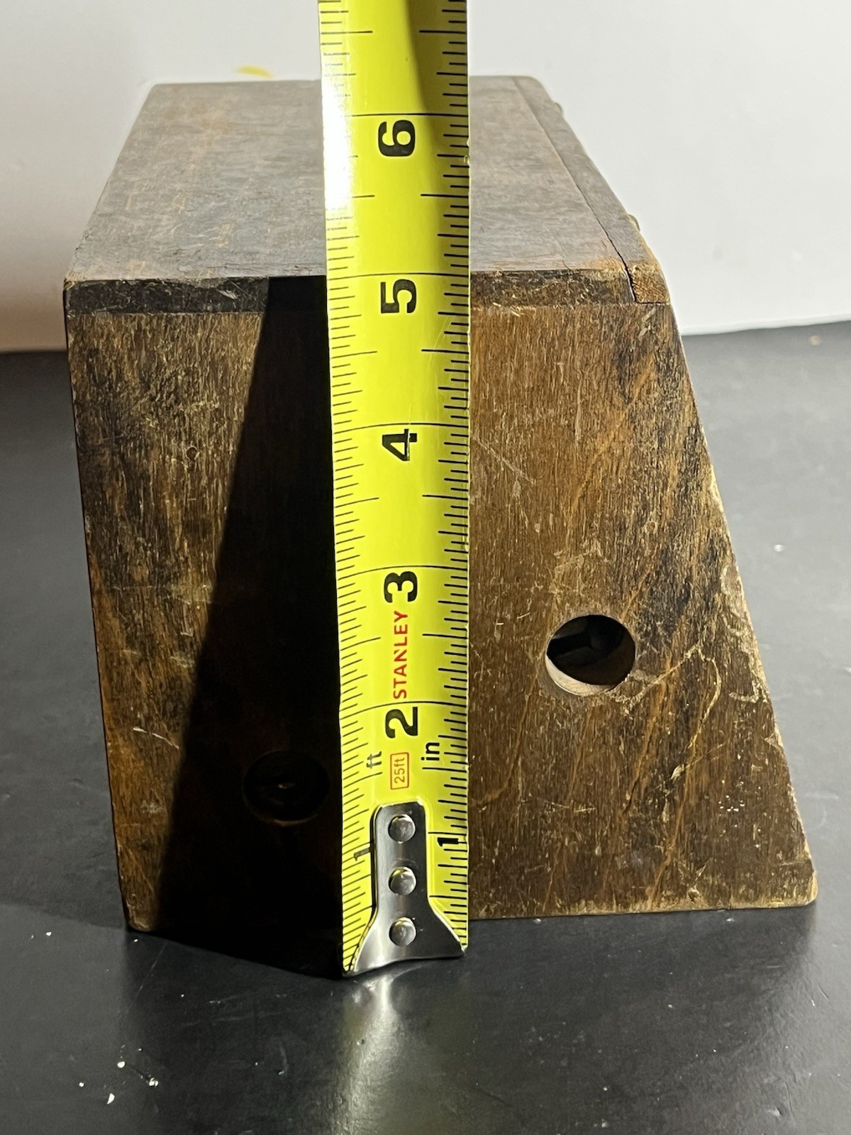 Wooden Small Countertop Trade Simulator. Handmade? Very rare very cool.