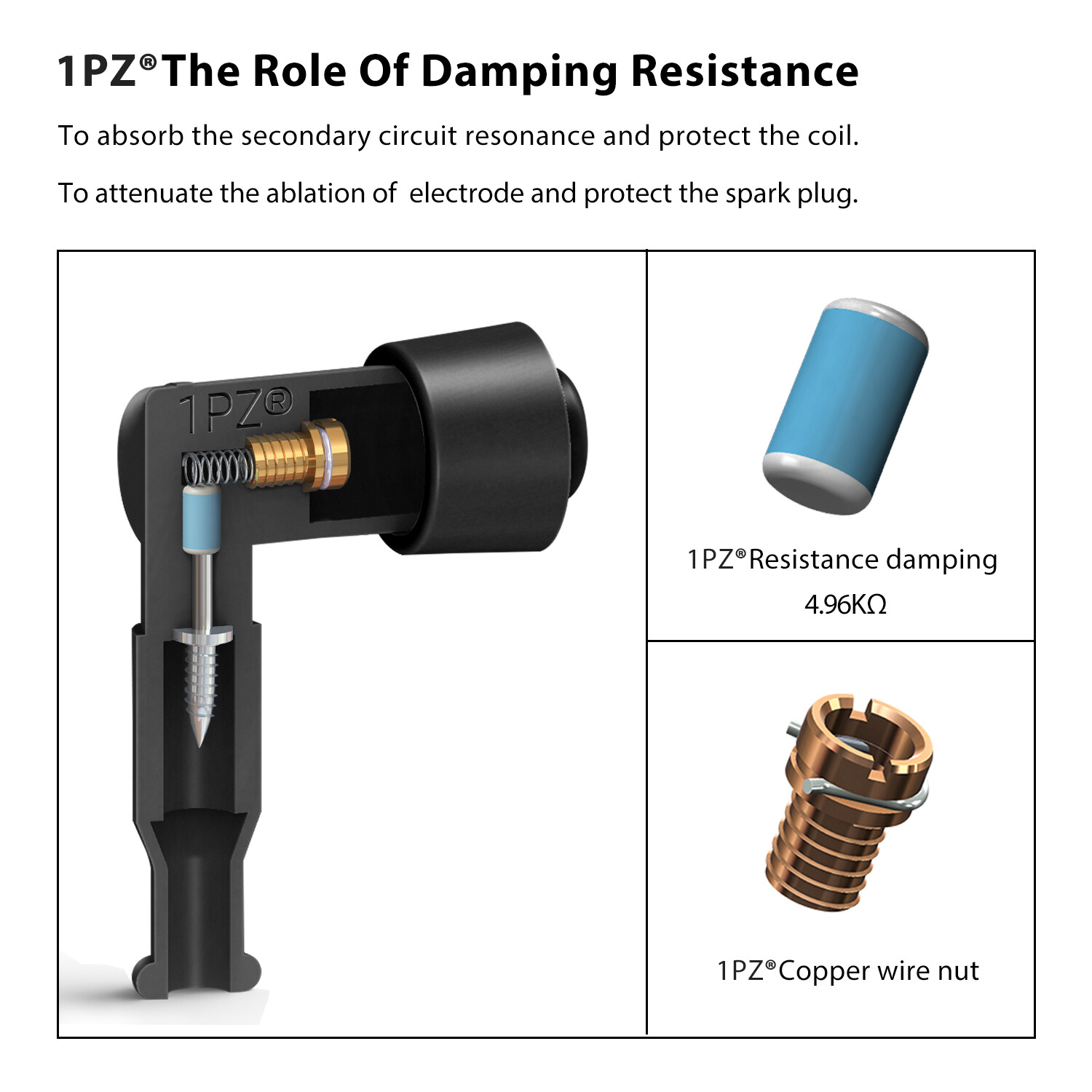 OEM Replacement Ignition Coil 12V For Yamaha YZ80 YZ125 YZ250 YZ490 Motorcycles