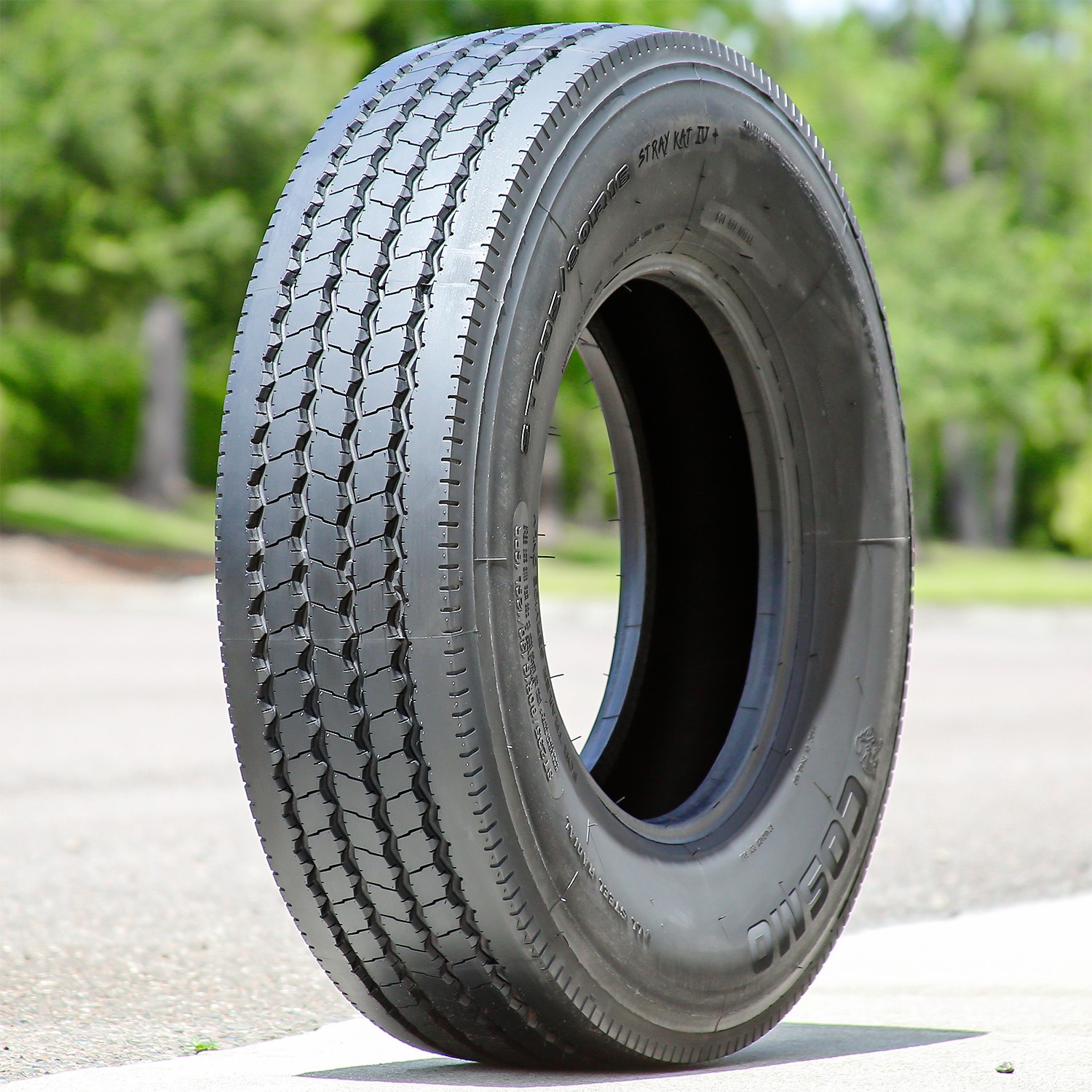 2 Tires Cosmo Stray Kat IV+ All Steel ST 235/80R16 Load H 16 Ply Trailer