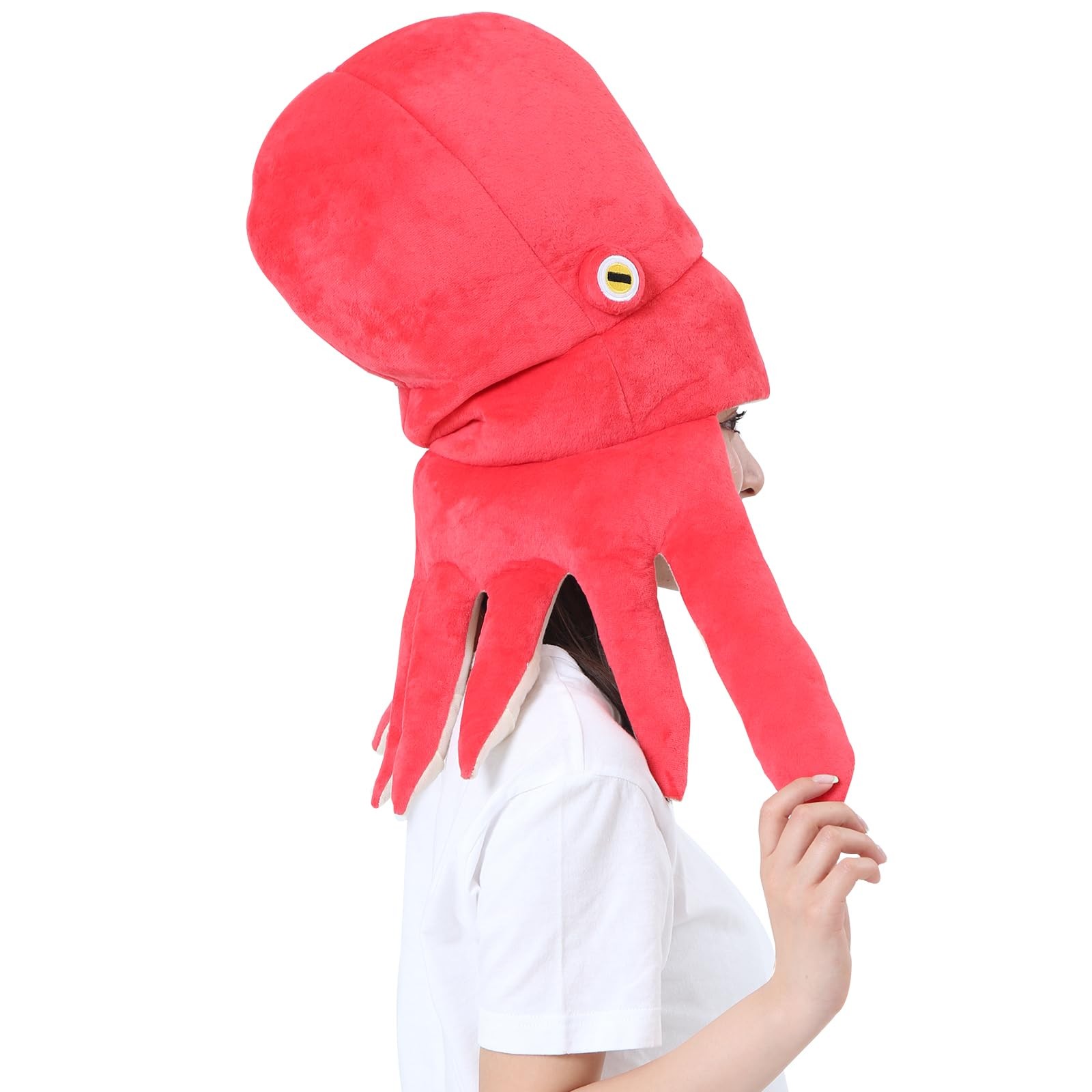 Kigurumi Deluxe Cap Hat Animal Octopus Plush Funny Costume Headwear