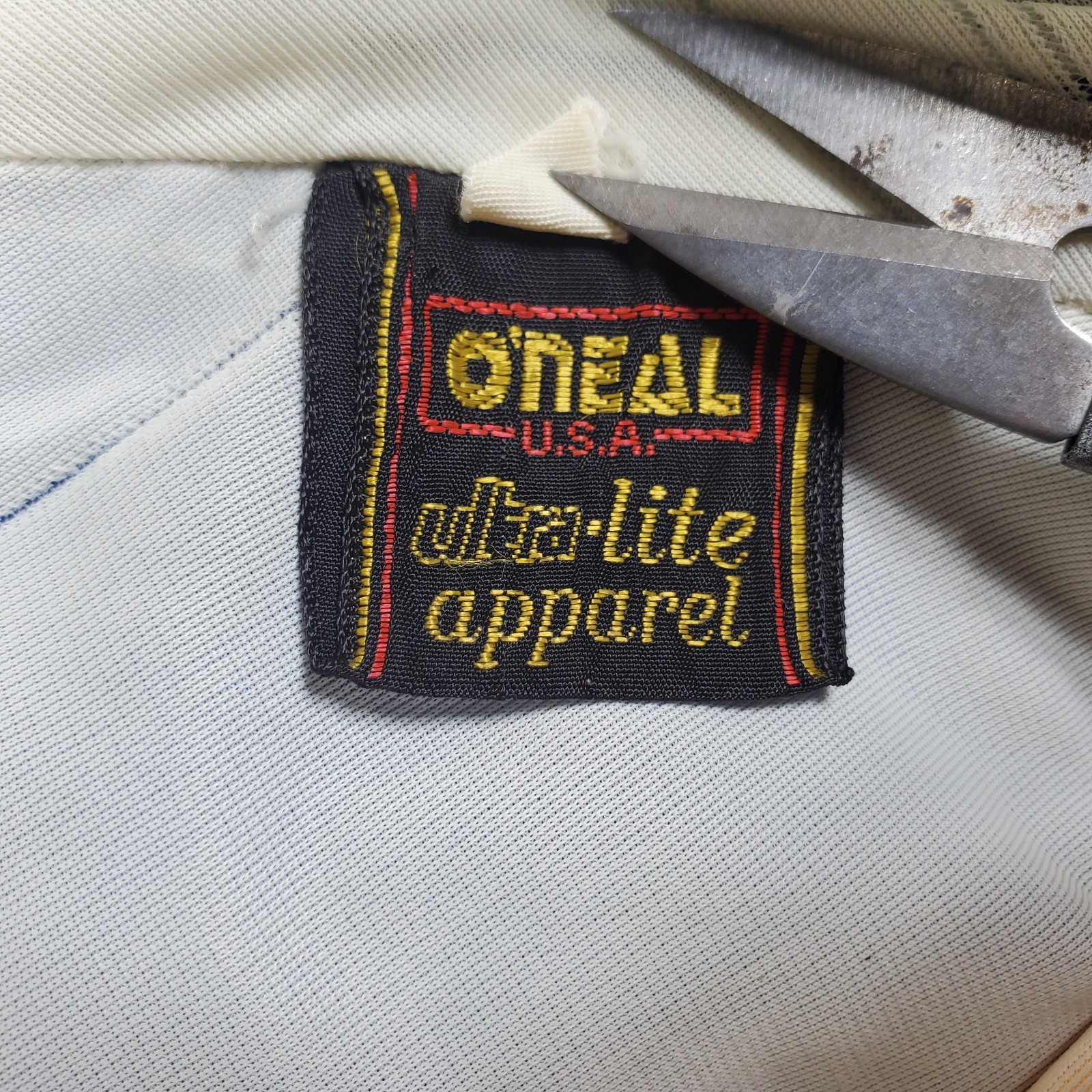 Vintage 70’s O'NEAL Racing Suzuki Dirt Bike Motorcross Pants 30 Yellow Blue USA