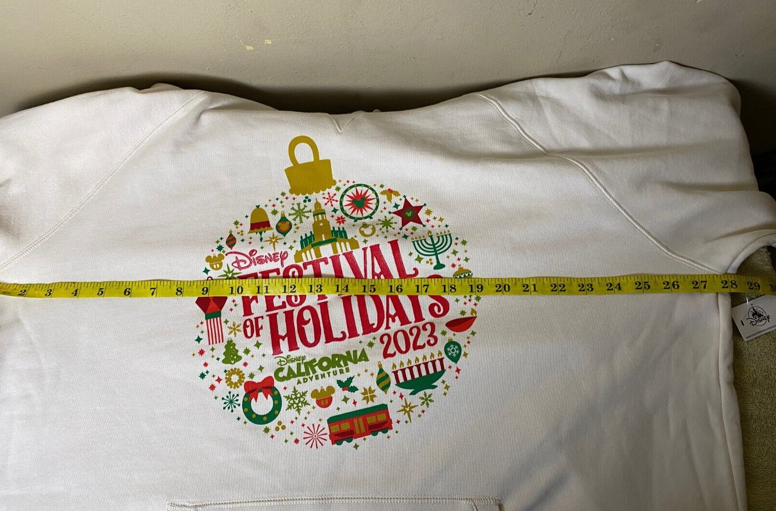 NWT-DISNEY California Adventure Festival Of Holidays 2023 Hoodie SZ 3X