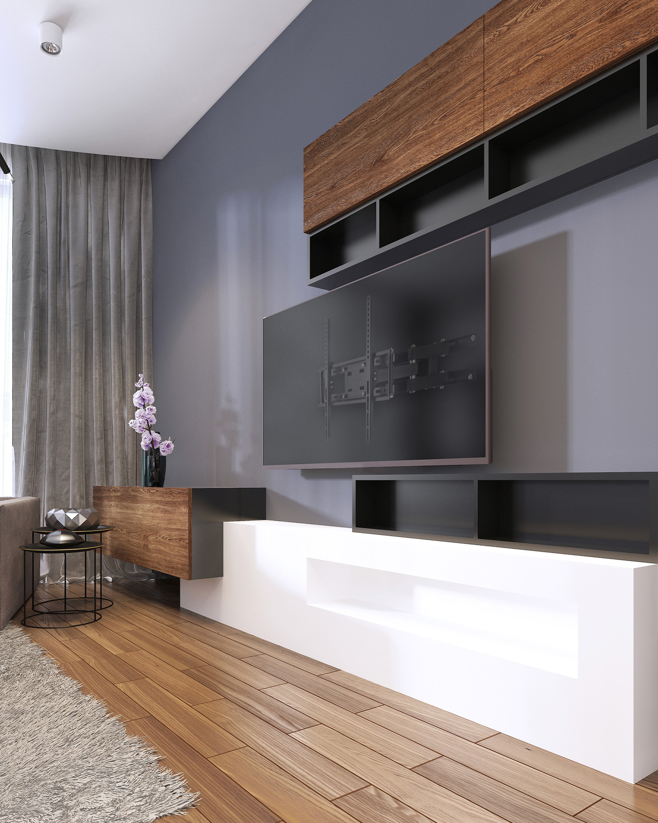 Full Motion HDTV TV Wall Mount Bracket 32 36 40 42 47 50 52 55 60 65 70 80 inch