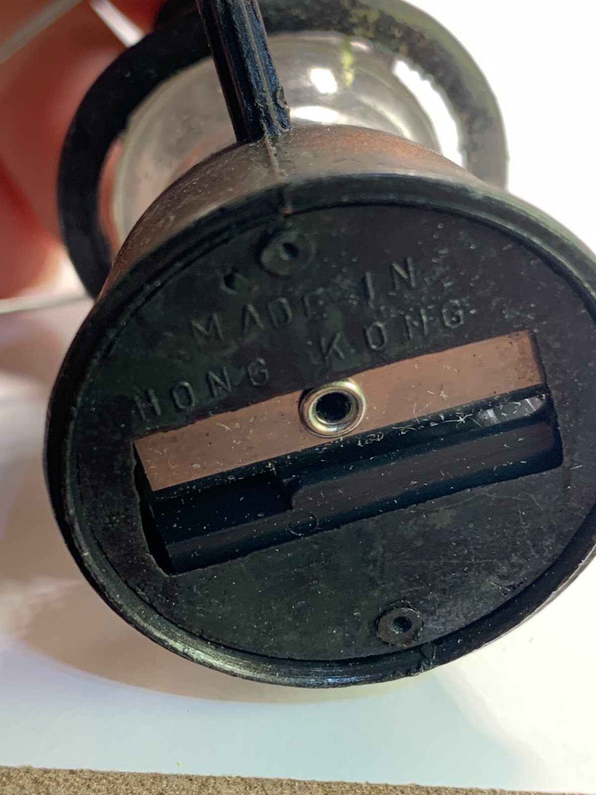 Vintage Die-Cast Pencil Sharpener Antique Style Oil Lantern PSD2