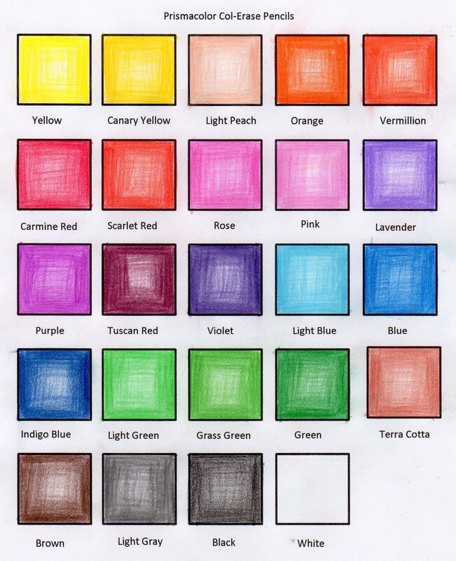 PRISMACOLOR Col-Erase Individual colors OPEN STOCK. Each additional ships free!