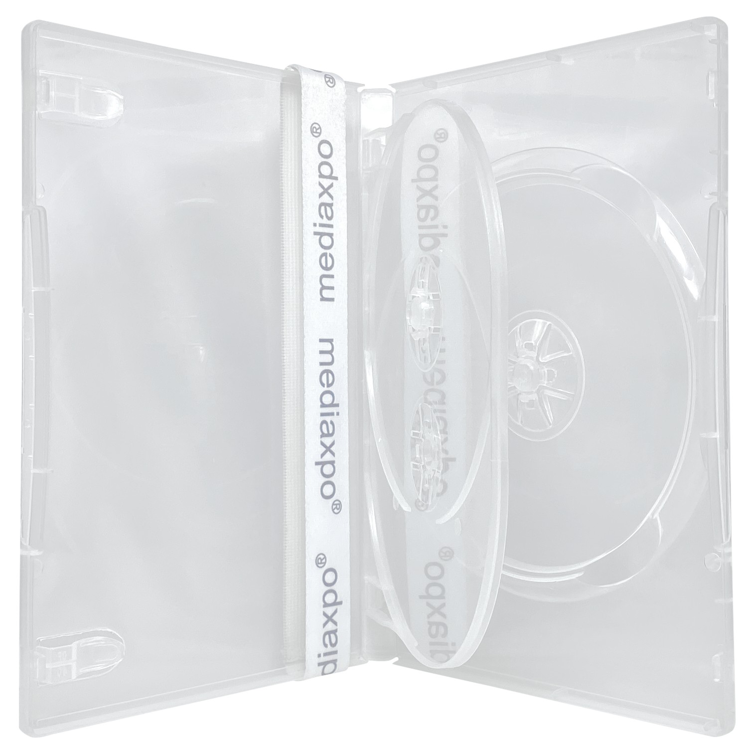 STANDARD Clear Triple 3 Disc DVD Cases Lot