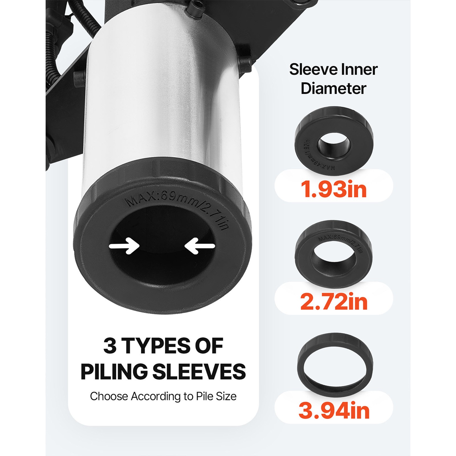 Uimoso Gas Powered T Post Driver 4 Stroke Engine Heavy Duty Fence Pounder
