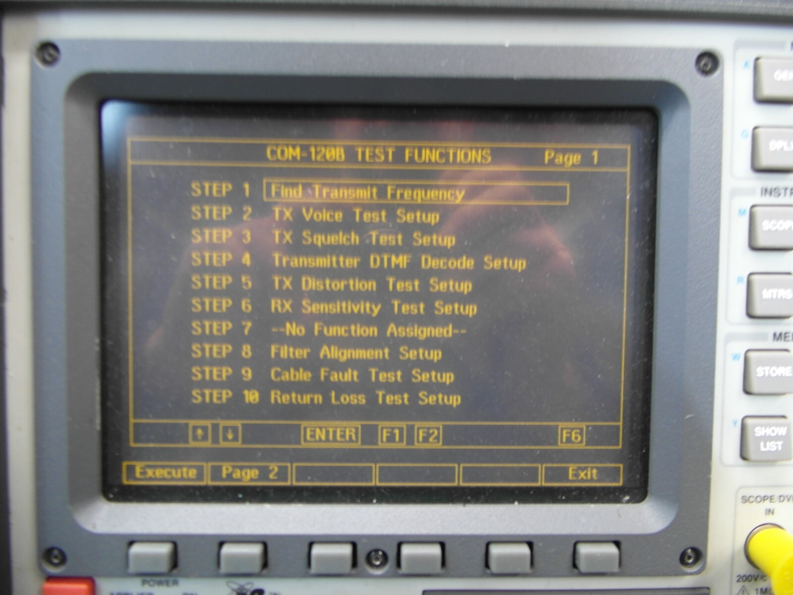 Aeroflex IFR COM-120B Communication Service Monitor CALIBRATED LOADED READ