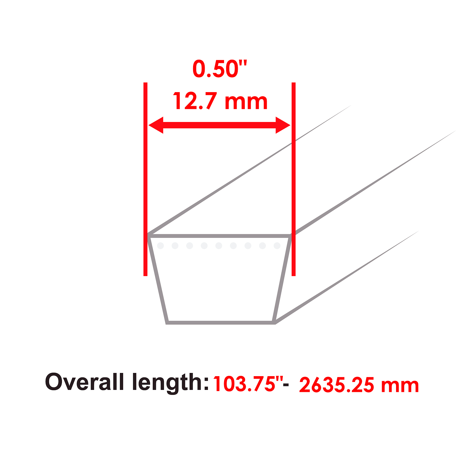 Caltric GX20072 GY20570 42" Deck Drive Belt For John Deere