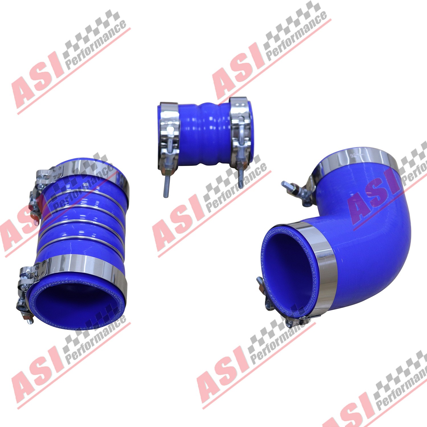 Silicone Hose Kit W/ Stainless Clamps For GM 6.6L LBZ LMM Duramax 2006-2010 NEW