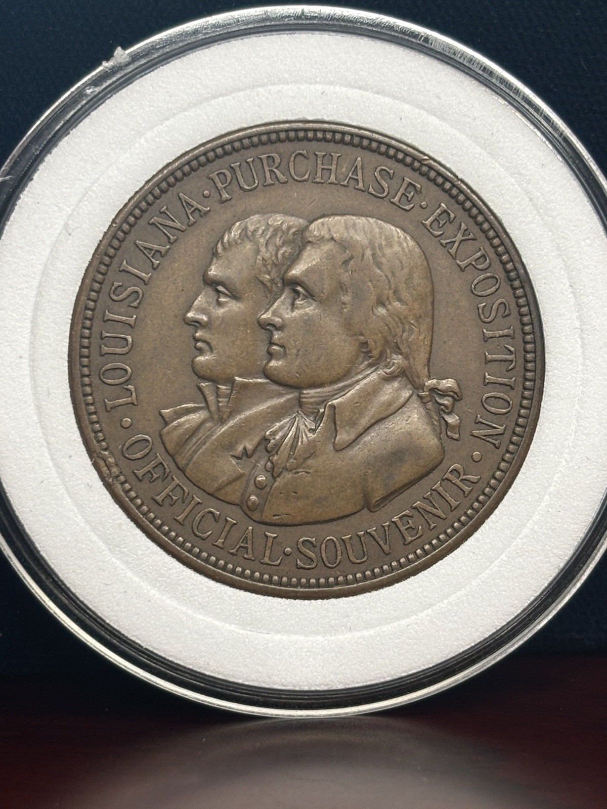 1904 So Called Dollar - Louisiana Purchase Expo St. Louis HK 303 Dark Bronze UNC