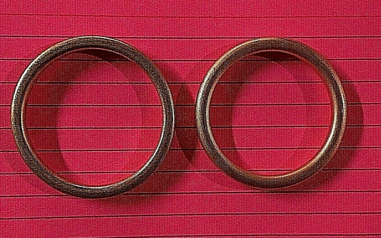 2x Exhaust Gaskets VLX600 VT600 VT600C All (both diameters,  front & rear)