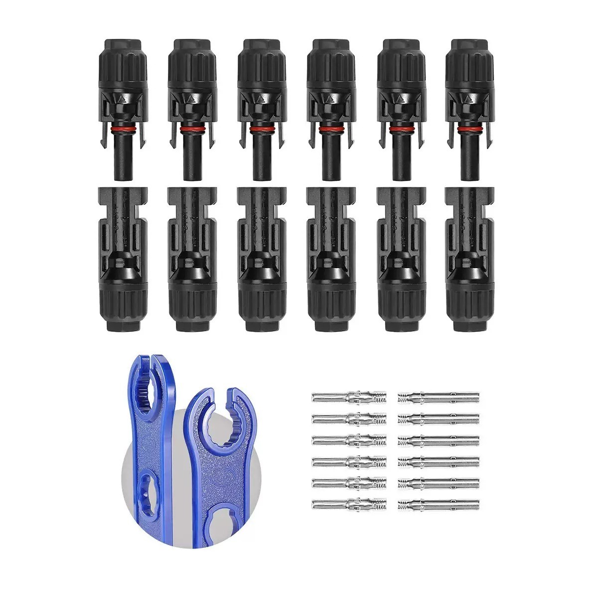 10Set Male Female Wire Cable Connector Set Solar Panel Waterproof Connector