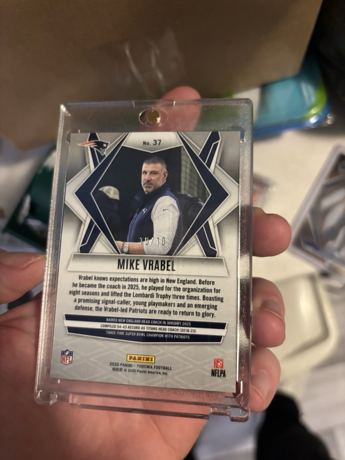 4 Card Patriot Lot Drake Maye Rookies /75 2025 /125 And Vrabel /10