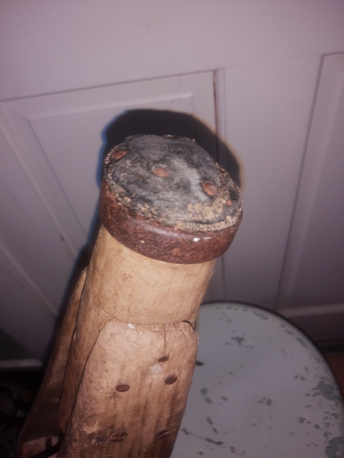 Antique Wooden Prosthetic Peg Leg Civil War Era 1860's Ky Find Kitsch Oddity Vtg