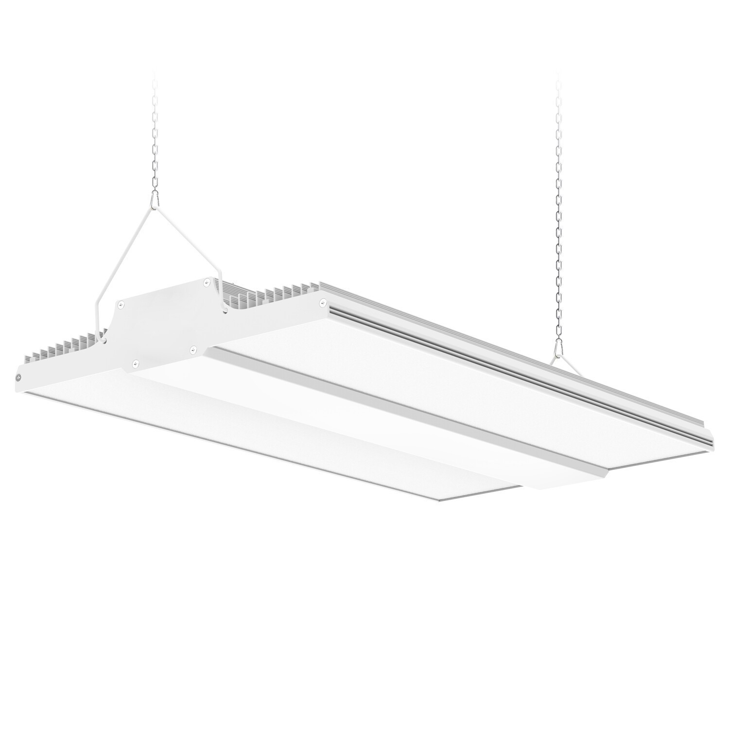 2 Pack 1.6FT 240W LED Linear High Bay light Commercial Warehouse Lights 100-277V