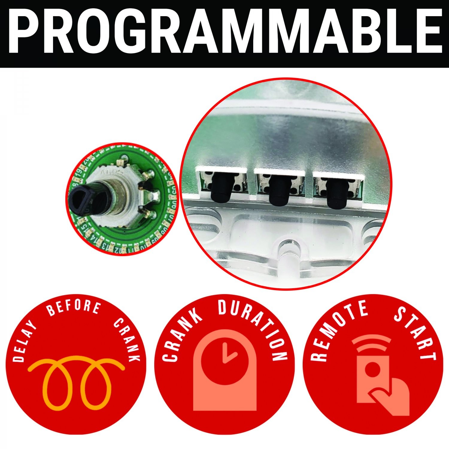 Keyed Engine Ignition to Push Button Start kit - 12V Keyless Car Starter ON/OFF