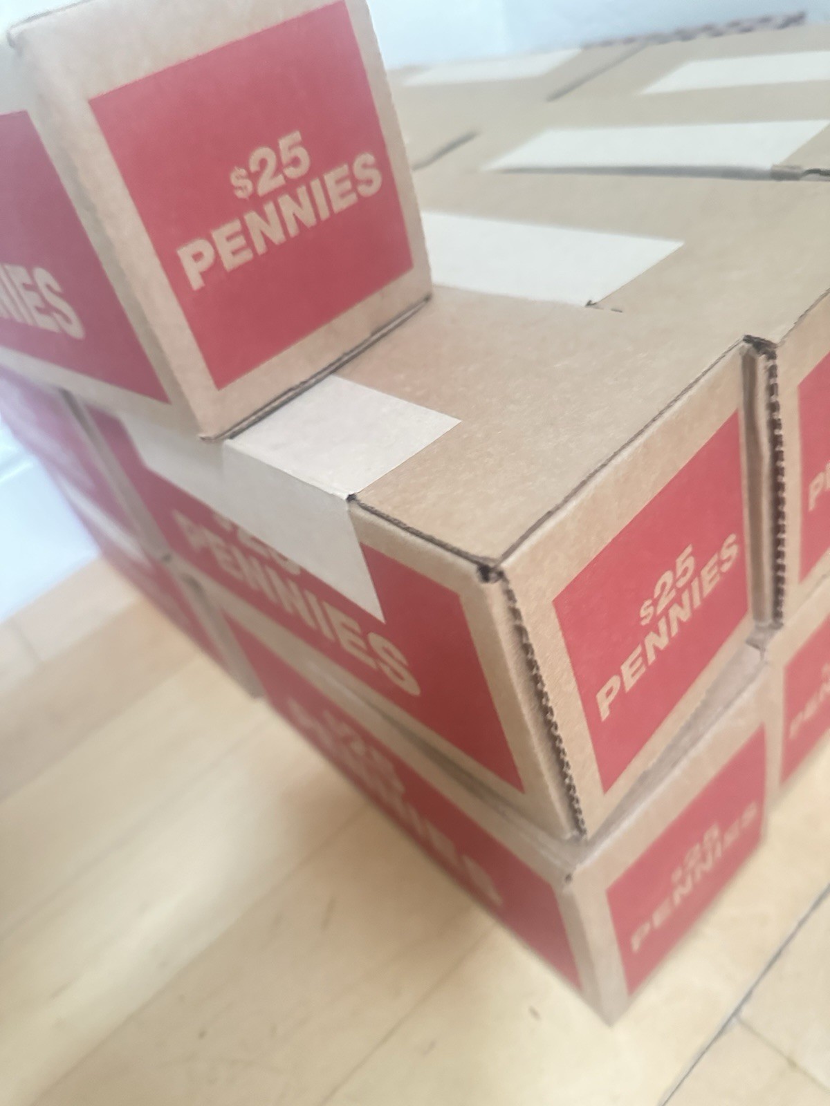 Unsearched, Unopened, SEALED Box Of Pennies $25 Face Value, Rare Discontinued+