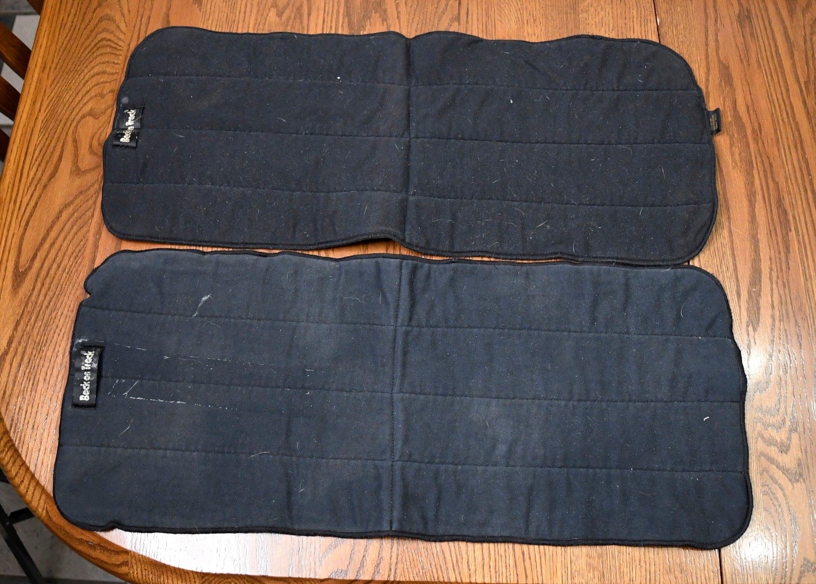 Back on Track, no bow wraps, black, 10” pony, $68 boots