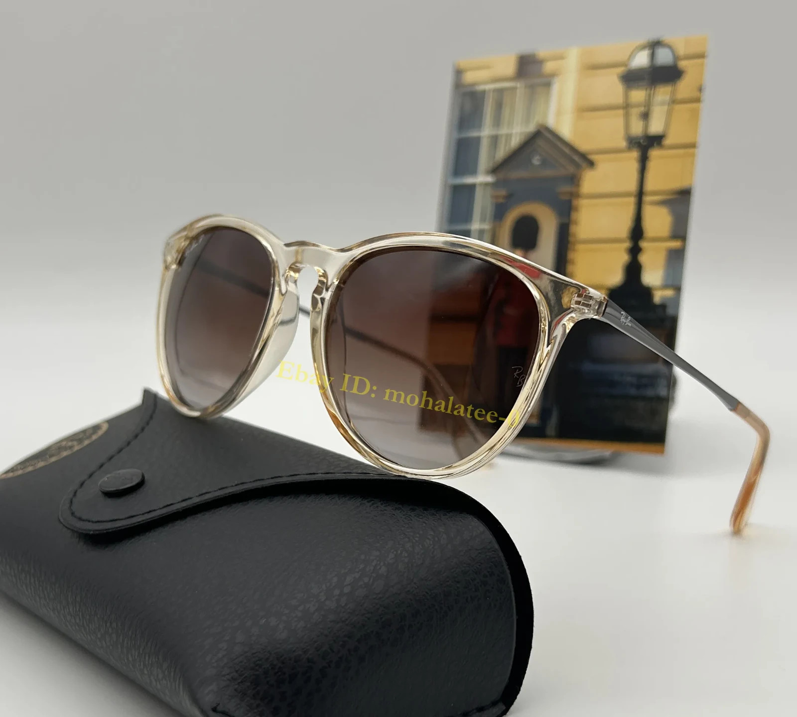 *New* Ray-Ban RB4171 Erika Polarized Sunglasses 6514/13 Brown Gradient UV400