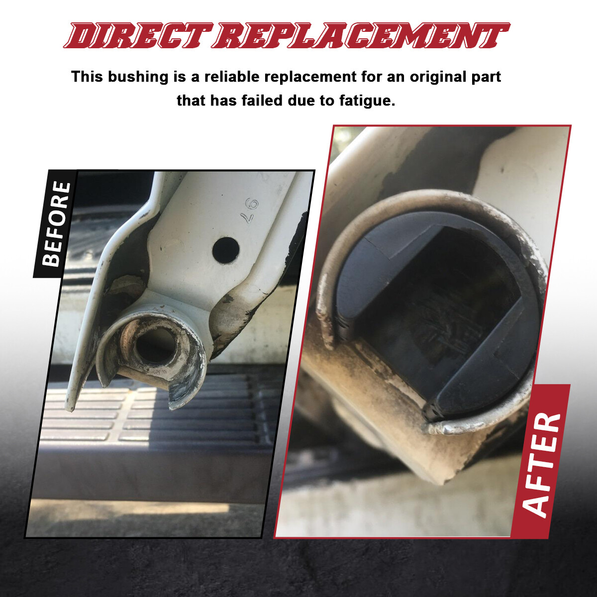 Tailgate Hinge Pivot Bushing Insert Kit for Dodge Ram Ford f150 f250 f350 Trucks