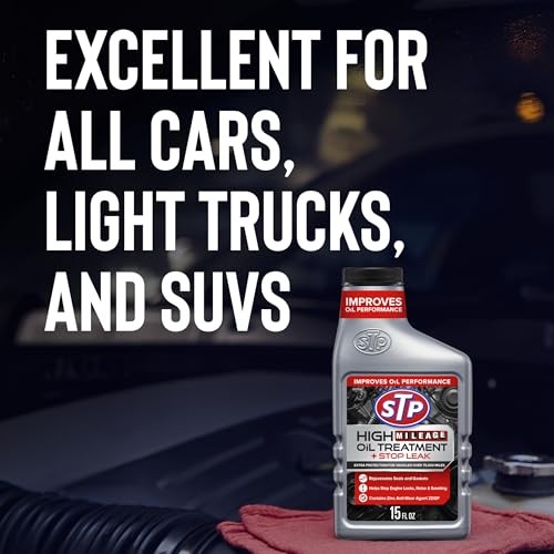 High Mileage Oil Treatment + Stop Leak - 15 FL OZ 15 OZ