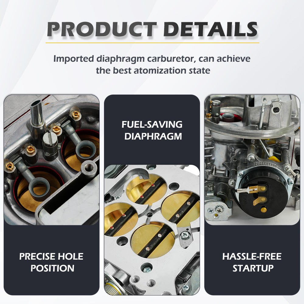 Carburetor For 4150 Holley Brawler 4 Barrel 650 CFM Double-Pumper Electric Choke