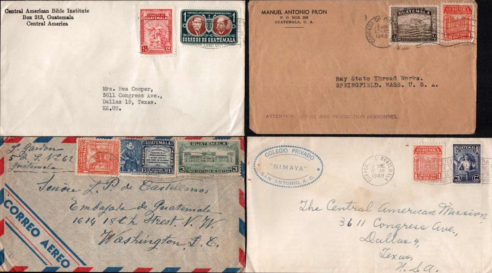 Guatemala Cover Collection - 9 Items - [Group 7]