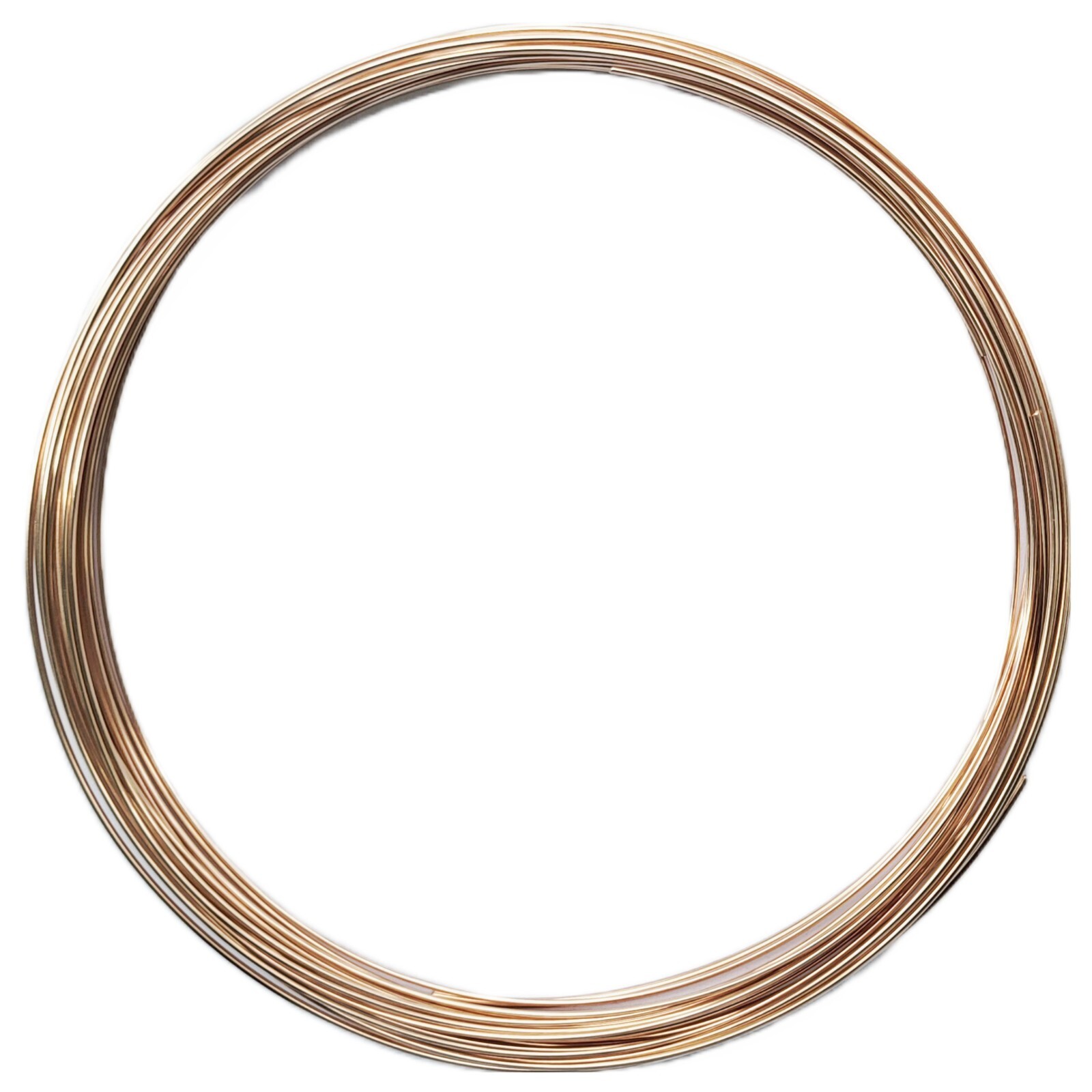 14/20 Rose Gold-Filled Wire | Round | Dead Soft | 10-30 Gauge | 1-10 ft | USA