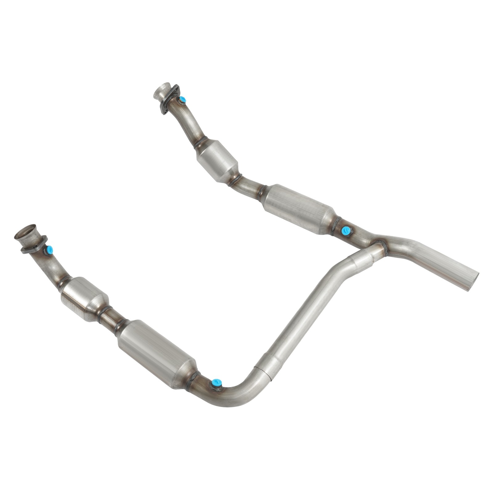 For Ford F150 F-150 4.6L 1997-2000 RWD Y Pipe LH & RH Catalytic Converter Set