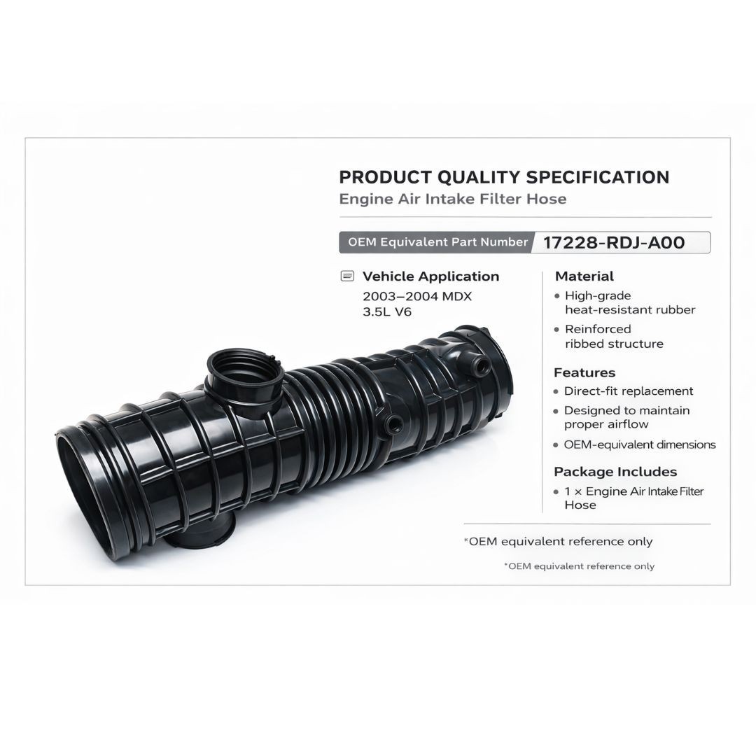 Engine Air Intake Hose Fits 2003–2004 Acura MDX 3.5L V6 | 17228-RDJ-A00