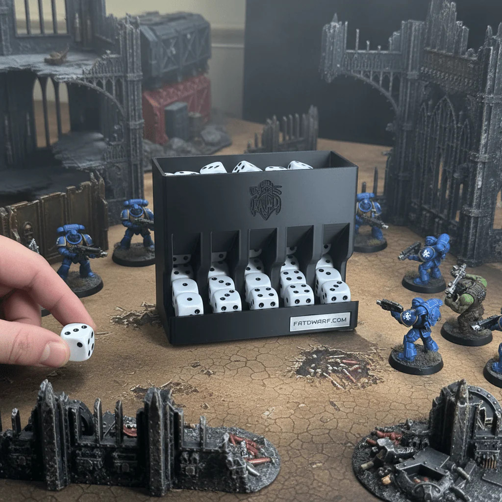 Dice dispenser by Fat Dwarf