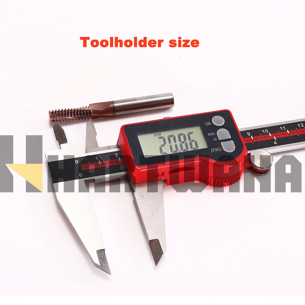 3/8-16 UN Carbide Thread Mill TiAlN Coated Full Tooth CNC Milling Thread Cutter