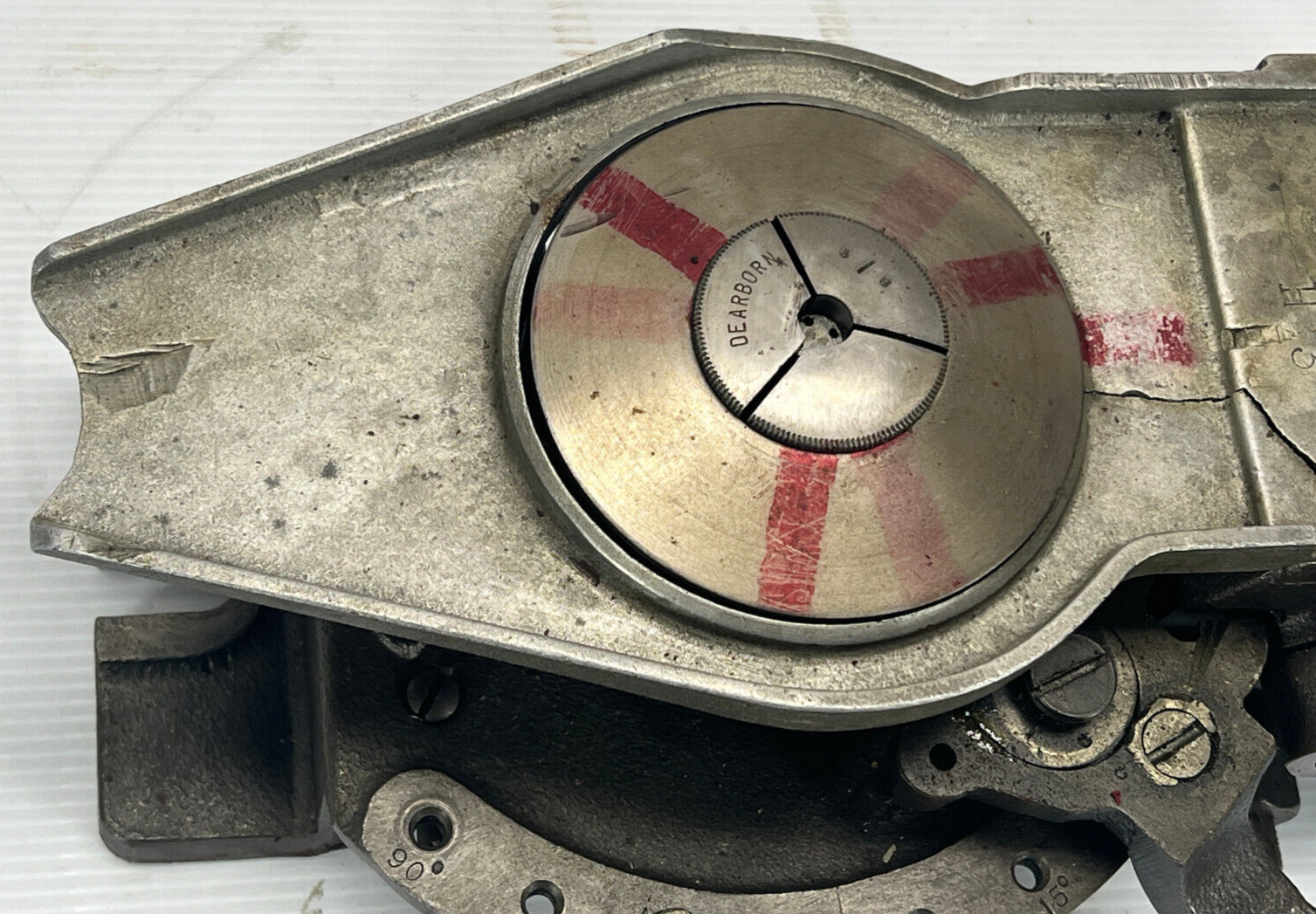 EARLY COLLET INDEXER COLLET FIXTURE MACHINE (CRACK ON TOP)