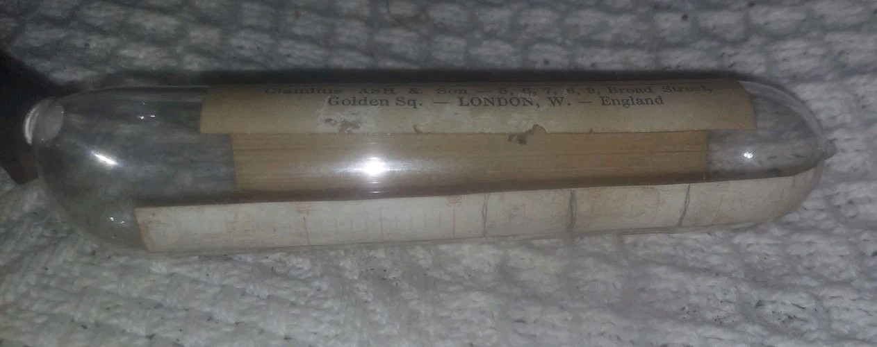 Antique Dr. Bengue Narcotile Ethyl Chloride Glass Ampoule