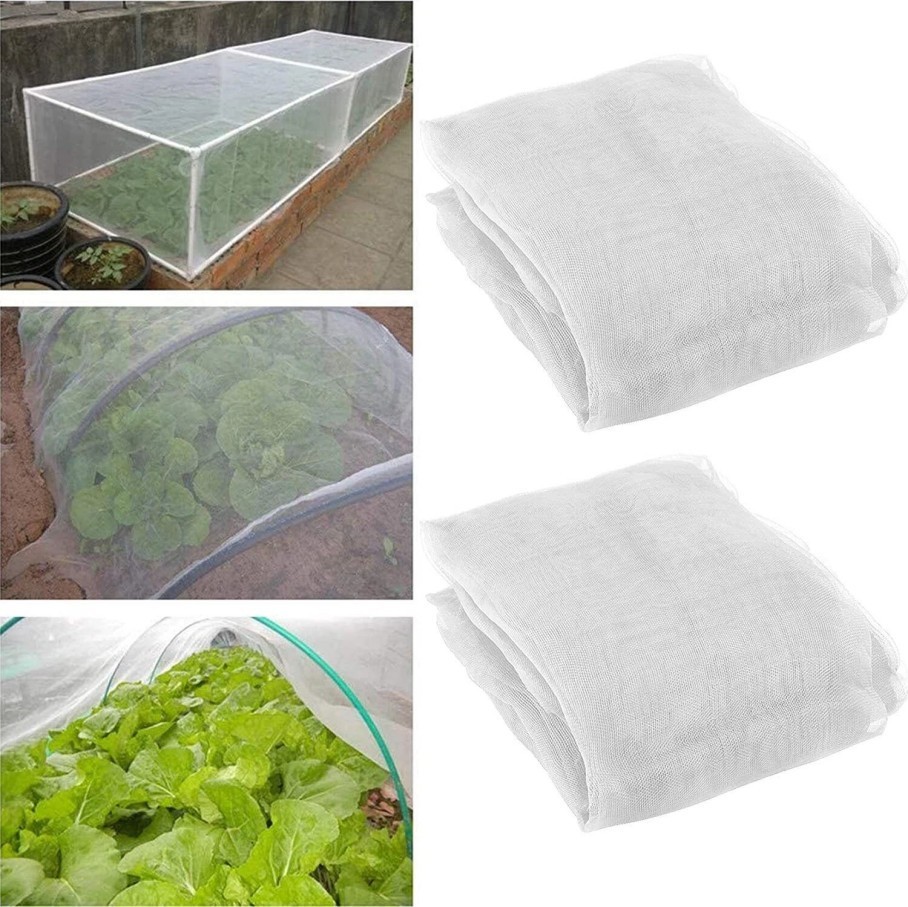 10*50ft Mosquito Garden Bug Insect Netting Barrier Bird Net Plant Protect Mesh