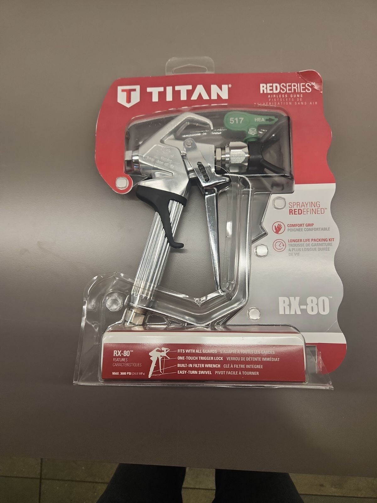 Titan Airless Paint Spray Gun RX-80 Gun 0538005
