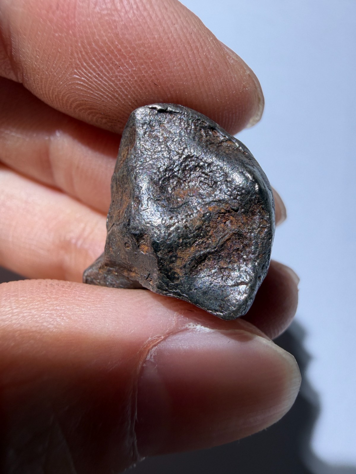 Sikhote-Alin Iron Meteorite 12g Very nice regularly shaped orientation