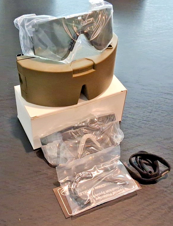 NOS US Military MSA SPECS Ballistic Protective Eyewear Kit w/ Hard Case