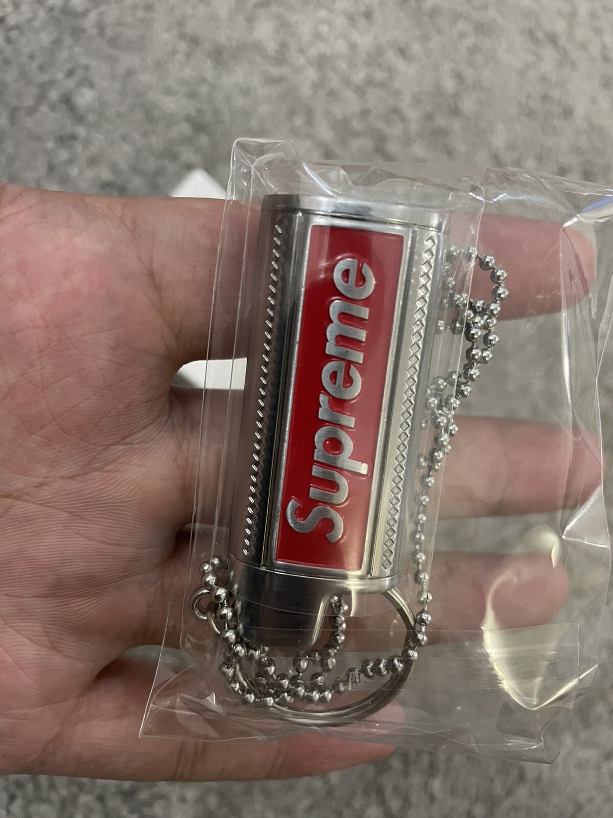 Supreme Metal Lighter Holster Silver 2019