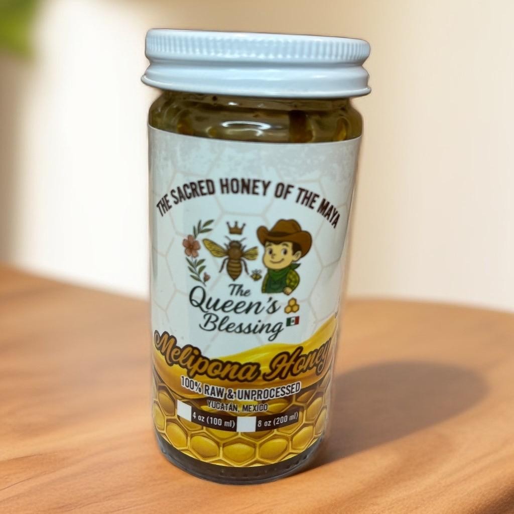 Melipona-Jimerito Honey with Bee Pollen: Mayan Harvested, Yucatán Mexico