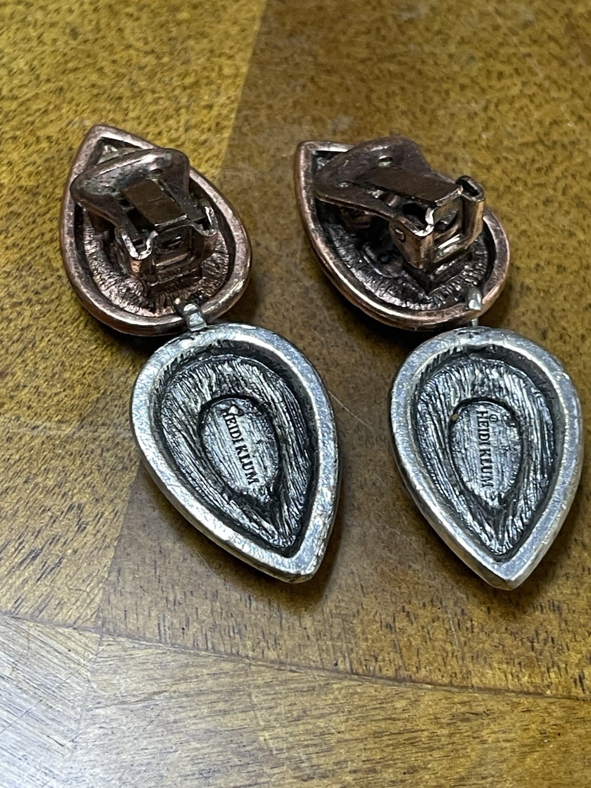 Heidi Klum Signed Jewelry Lot. 2 Necklaces & 2 Pr Earrings