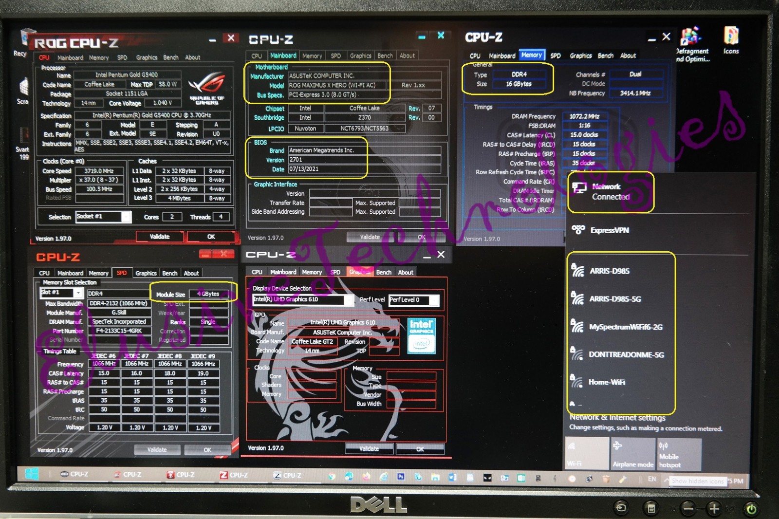 🔥"RMA" Asus ROG Maximus X Hero (Wi-Fi AC) LGA1151 ATX Z370 Motherboard Kit