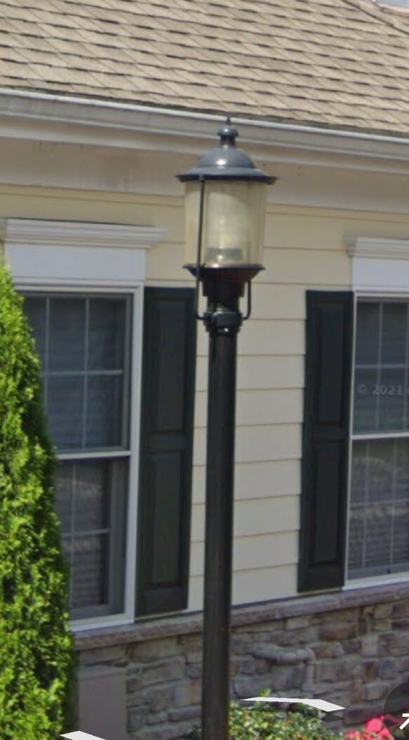 Vintage NYC Turtle Bay Single Street Light Antique LED, Can ship,