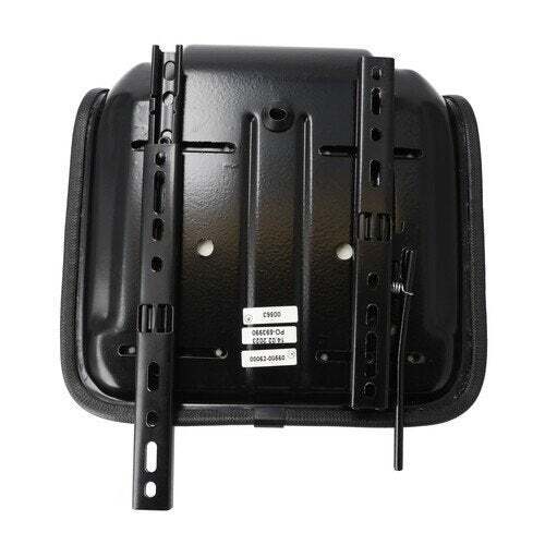 Seat with Slide Track Black Vinyl fits New Holland