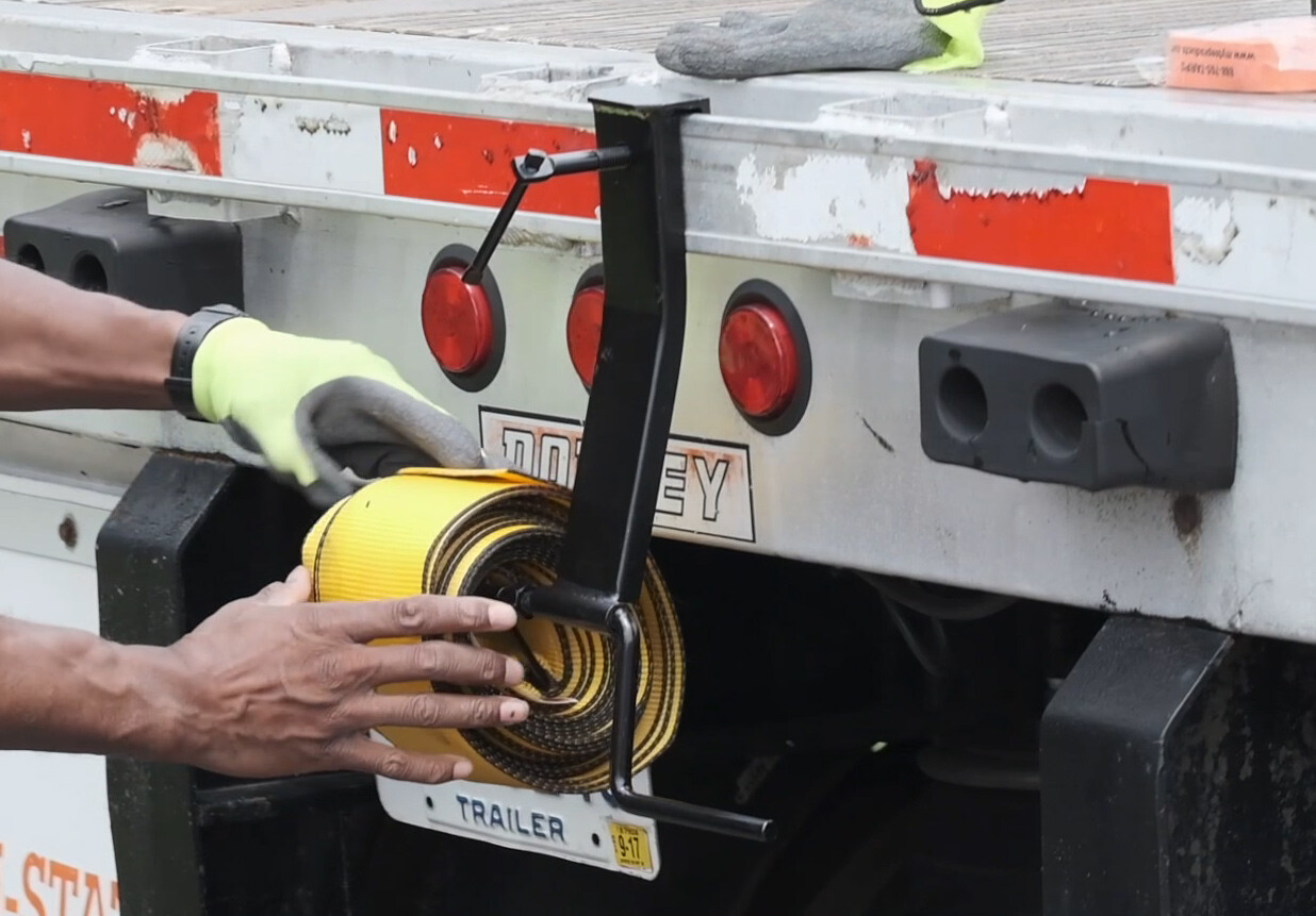 Winch Strap Winder - Ratchet Strap Winder - 2", 3", 4" Strap Roller for Trucks