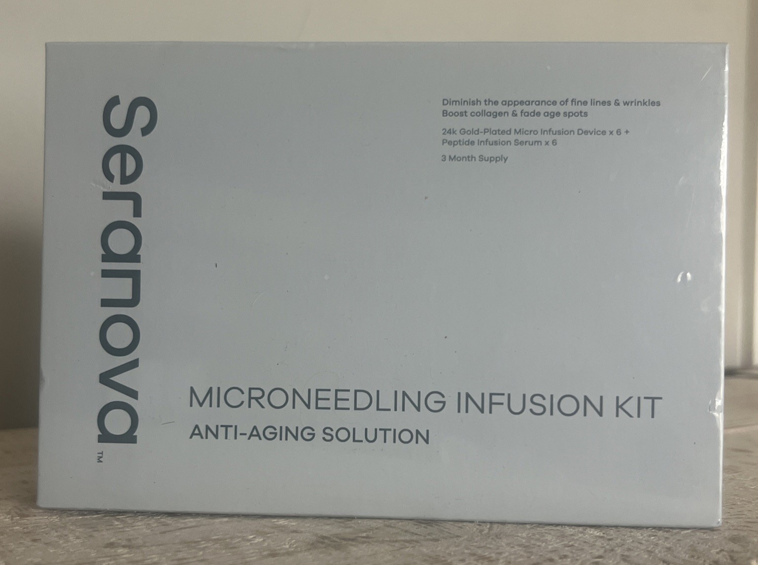 Seranova Microneedling Infusion Kit Anti Aging 3 Month Supply Exp 2028 - Sealed!