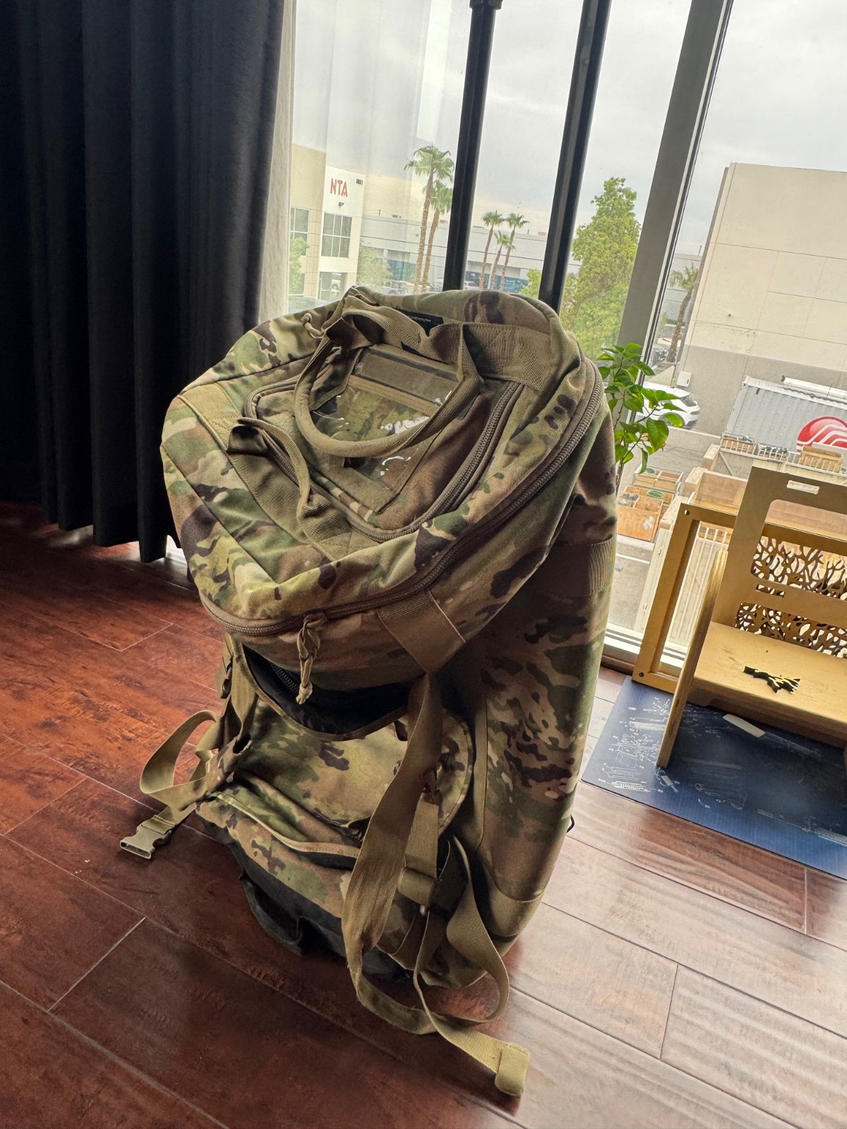 USMC Thin Air Gear Rolling Deployment Bag OCP Multicam Backpack FREE SHIP!